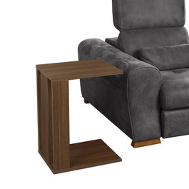Hanah Home Mesa auxiliar Single - Walnut